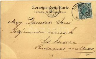 1902 Dubrovnik, Ragusa; Piazza Gundulic / piac / market