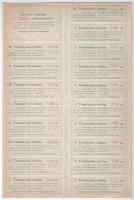 Budapest 1896. "Lonjavölgyi Vasut Részvény-Társaság" törzsrészvénye 200Ft-ról (2x) sorszám...