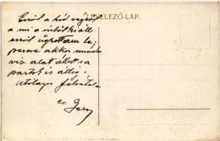 Lugos, Lugoj; árvíz pusztítása, a vasbetonhíd martalékai / flood, ruins of the bridge