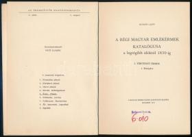 Huszár Lajos: Régi magyar emlékérmek - Történeti Érmek I. Középkor. Magyar Éremgyűjtők Egyesülete, B...