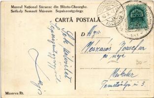 1940 Sepsiszentgyörgy, Sfantu Gheorghe; Székely nemzeti múzeum belső, Régiségtár külső terme / Széke...