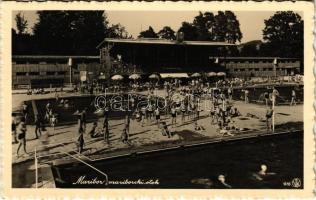 1941 Maribor, Marburg; Mariborski otok / beach, swimming pools, bathers (EK)