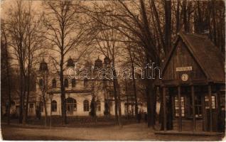 1927 Kassa, Kosice; Sport pavilon, trafik üzlet / sport pavilion, shop kiosk (ázott / wet damage)