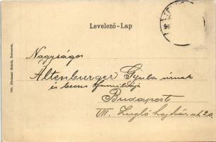 Temesvár, Timisoara; Ferenc József színház. Uhrmann Henrik kiadása / theatre