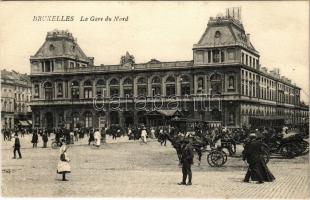 Bruxelles, Brussels; La Gare du Nord / railway station, tram