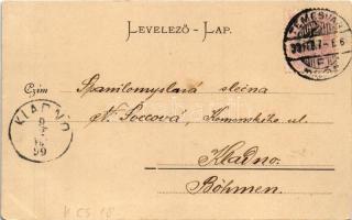 1899 (Vorläufer) Temesvár, Timisoara; Losonczy tér. Uhrmann Henrik kiadása / square