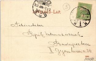 1901 Szlatinafüred, Slatina (Aknaszlatina, Máramaros); Pável sósfürdő. Berger Miksa kiadása / salt s...