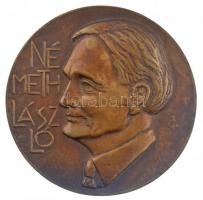 Tőrös Gábor (1934-) DN Németh László egyoldalas, öntött bronz emlékérem (129mm) T:2