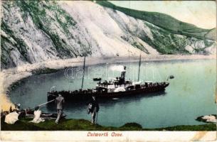 1904 Dorset, Lulworth Cove, steamship (fa)