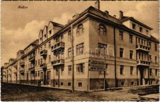 Kassa, Kosice; Posta kolónia (Kabos Hugó és Celeda Miroslav okl. építészek munkája) / post office colony (EK) + "1938 Kassa visszatért" So. Stpl