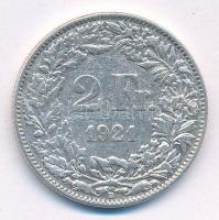 Svájc 1921. 2Fr Ag T:2-  Switzerland 1921. 2 Francs Ag C:VF  Krause KM#21