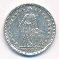 Svájc 1944. 2Fr Ag T:2 
Switzerland 1944. 2 Francs Ag C:XF 
Krause KM#21