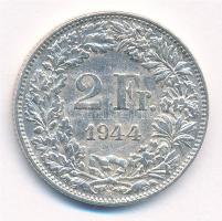 Svájc 1944. 2Fr Ag T:2,2-  Switzerland 1944. 2 Francs Ag C:XF,VF  Krause KM#21