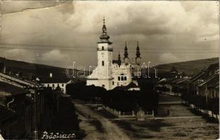 1932 Podolin, Podolínec (Szepes, Zips); Fő tér, templom / main square, church. photo (EB)