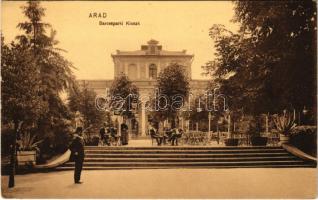 1913 Arad, Baross parki kioszk, Mihályi Gyula cukrászdája és büffetje. Ingusz I. és fia kiadása / kiosk in the park, confectionery and buffet
