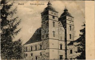 Zboró, Zborov; Rákóczi templom / castle church (EK)