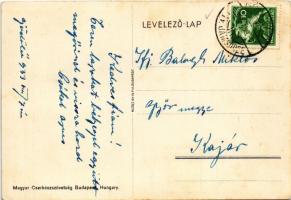 1933 Cserkészt orron csípő homár. A Magyar Cserészszövetség kiadása / Hungarian scout art with lobst...