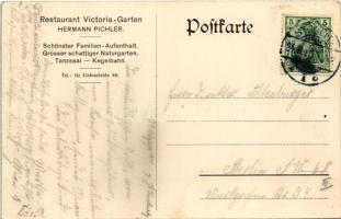 1910 Lankwitz, Bahnhof, Restaurant Victoria Garten Hermann Pichler, Kurhaus, Gymansium / railway sta...