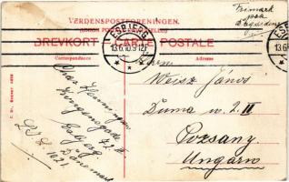 1910 Fano, spiaggia / beach. TCV card (small tear)