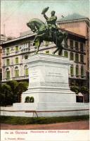 Genova, Genoa; Monumento a Vittorio Emanuele / monument
