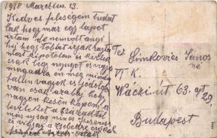 1918 Berezhany, Brzezany, Berezsani; Ryenk, Fryzyer / Ringplatz / square, hairdresser, monument (fa)