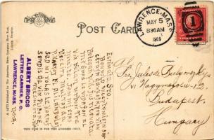 1909 Lawrence (Massachusetts), The mills from the Duck bridge