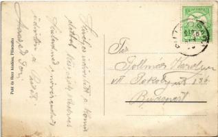 1912 Piliscsaba, részlet a déli táborból, XXXIII. barakk, katonák. Pohl és Hertz kiadása