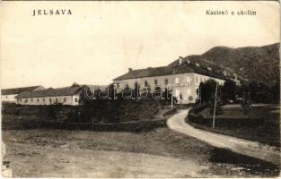 Jolsva, Jelsava (Gömör); Kasáren s okolím / laktanya és környéke / military barracks (EK)