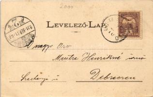 1901 Újtátrafüred, Neu-Schmecks, Novy Smokovec (Magas-Tátra, Vysoké Tatry); Divald Adolf 128