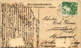 SMS Erzherzog Franz Ferdinand az Osztrák-Magyar Haditengerészet Radetzky-osztályú csatahajója / K.u....