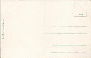 Nagyvárad, Oradea; Rákóczi utca, Pénzügyigazgatóság, Barátok temploma, villamos. Boros Jenő kiadása ...