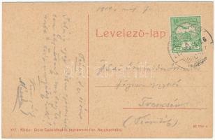 1910 Nagytapolcsány, Topolcany; Izraelita templom, zsinagóga. (W.L. ?) 493. Grosz Gyula kiadása / sy...