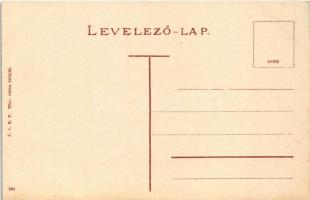 Nagyszombat, Tyrnau, Trnava; Ferenc József tér, színház, Szentháromság szobor, Bauer Károly, Magran ...
