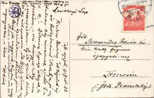 1917 Máramarossziget, Sighetu Marmatiei; Fő tér, Taubes Lázár és fia, Klein és társa divatáruház üzl...