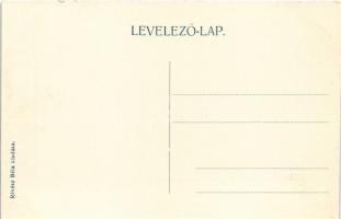 Marosvásárhely, Targu Mures; Ferdinánd Király tér. Révész Béla kiadása / square, park