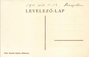 Kisszeben, Sabinov; Gyalogsági laktanya. Stehr Gusztáv kiadása / K.u.k. military infantry barracks