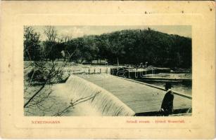 1914 Boksánbánya, Németbogsán, Deutsch-Bogsan, Bocsa Montana; Bründl vízesés. W.L.Bp. 117. 1911-14. / Wasserfall / waterfall (EK)