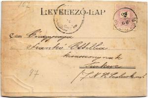 1899 (Vorläufer) Arad, 13 vértanúk szobra. Szecessziós fémes hatású fóliás képeslap / martyrs' ...