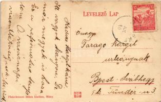 Mány, Református templom. Fleischmann Miksa kiadása (EK)