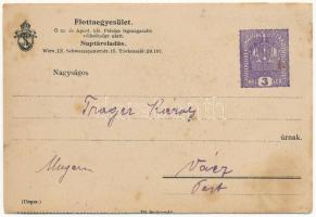 1918. évi Flottaegyleti zsebnaptár három részes kinyitható reklámlapja. Flottaegyesület Ö cs. és Apo...