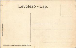 Balatonlelle, Lelle; Szalay ház, kisfiú kiskocsival. Balázsovich Gyula fényképész felvétele. Wollák ...