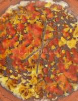 Tófej retró kerámia váza, jelzett, hibátlan, m: 31 cm