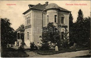 1915 Félixfürdő, Baile Felix; gyógyszertár. Kapható Engel Józsefnél / pharmacy