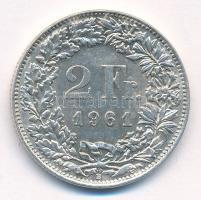 Svájc 1961. 2Fr Ag T:2 Switzerland 1961. 2 Francs Ag C:XF Krause KM#21