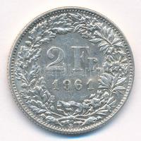 Svájc 1961. 2Fr Ag T:2 Switzerland 1961. 2 Francs Ag C:XF Krause KM#21