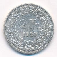 Svájc 1920. 2Fr Ag T:2-,3 Switzerland 1920. 2 Francs Ag C:VF,F Krause KM#21