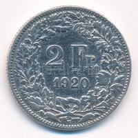 Svájc 1920. 2Fr Ag T:3 Switzerland 1920. 2 Francs Ag C:F Krause KM#21