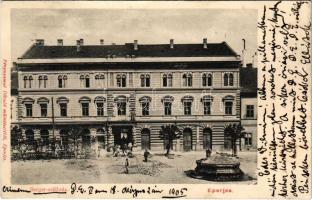 1905 Eperjes, Presov; Berger szálloda, útépítés. Divald / hotel, road construction