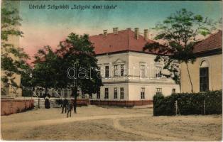 1913 Szőgyén, Szölgyén, Svodín, Seldin; Római katolikus elemi iskola / school