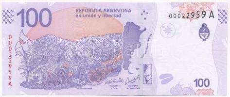 Argentína DN (2018-2019) 100P "00022959 A" T:I,I-
Argentina ND (2018-2019) 100 Pesos &quo...